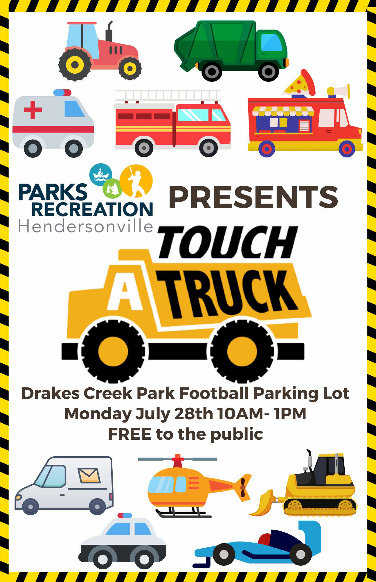 Touch a Truck Flyer