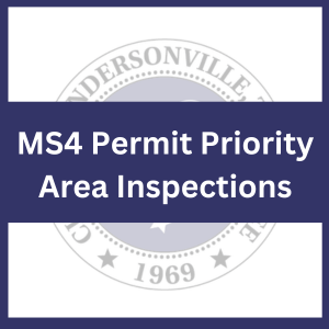 MS4 Permit Priority Area Inspections