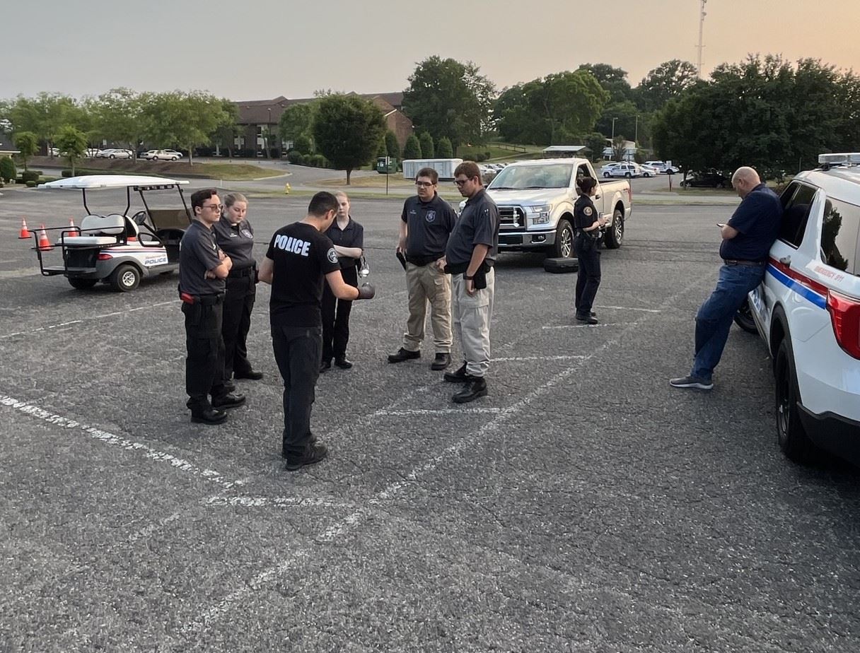 Training in Parking Lot